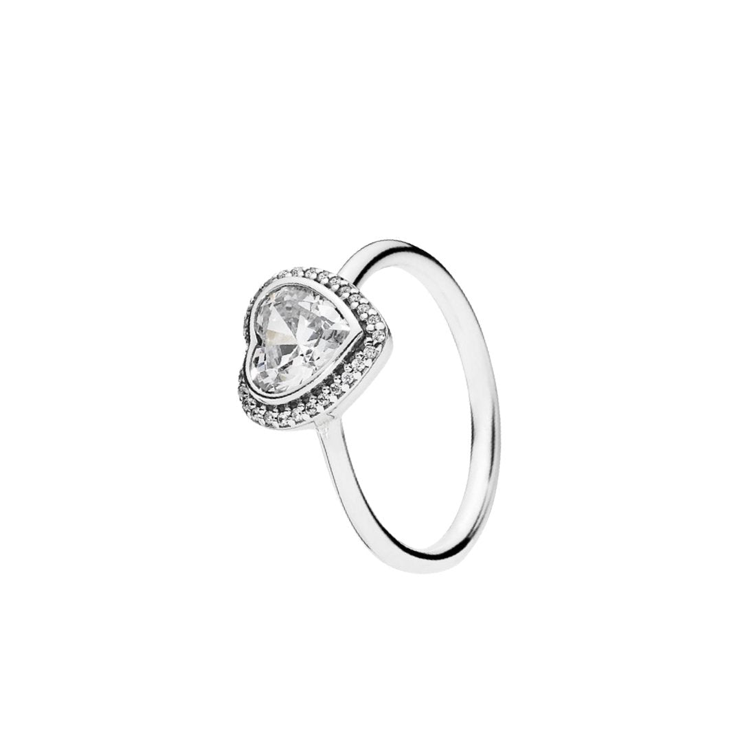 SINGLE LOVE HEART RING - Carol & Co Jewelry