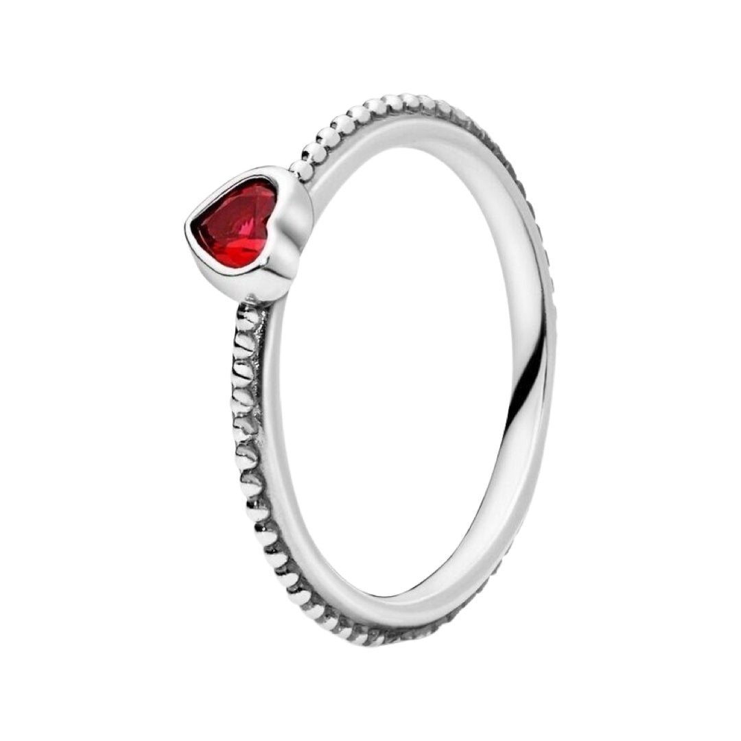 SOLITAIRE HEART RING - Carol & Co Jewelry