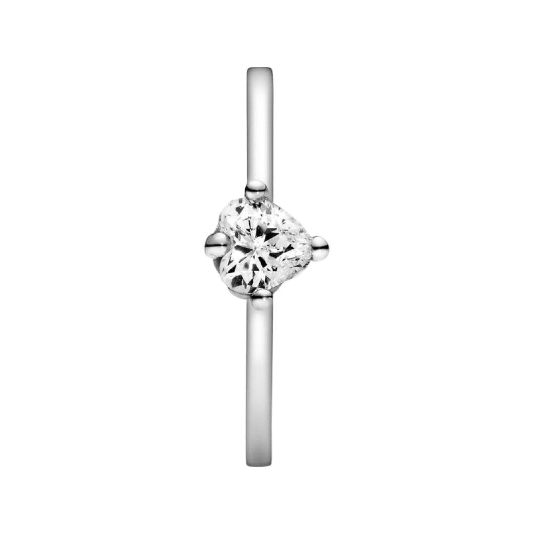 SOLITAIRE PROMISE HEART RING - Carol & Co Jewelry
