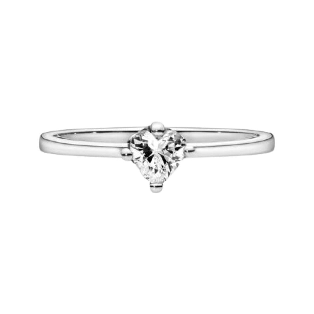 SOLITAIRE PROMISE HEART RING - Carol & Co Jewelry