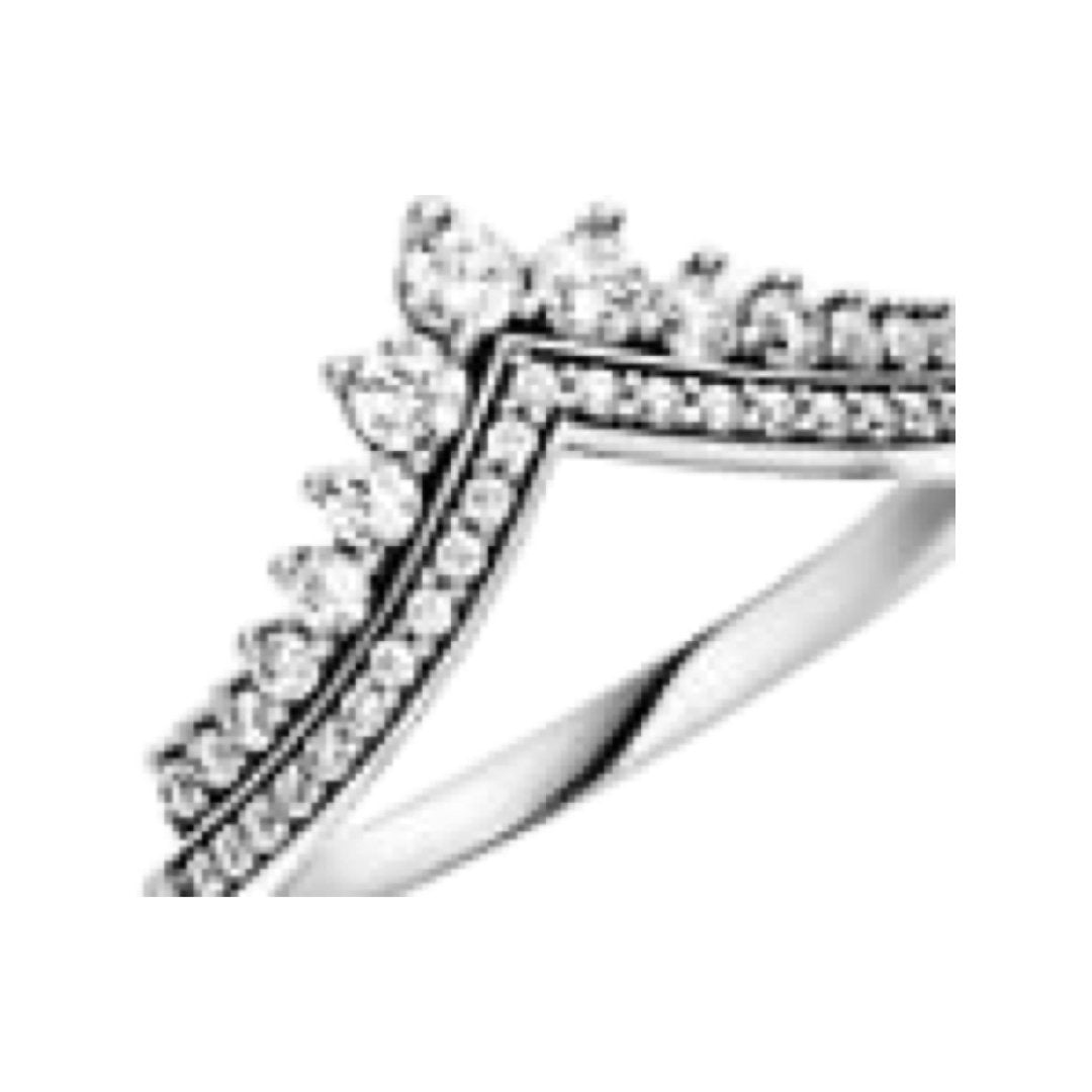SPARKLING STACKABLE CROWN RING - Carol & Co Jewelry