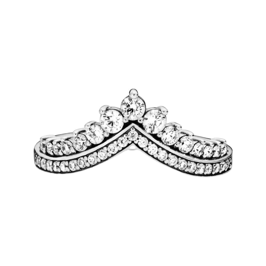 SPARKLING STACKABLE CROWN RING - Carol & Co Jewelry