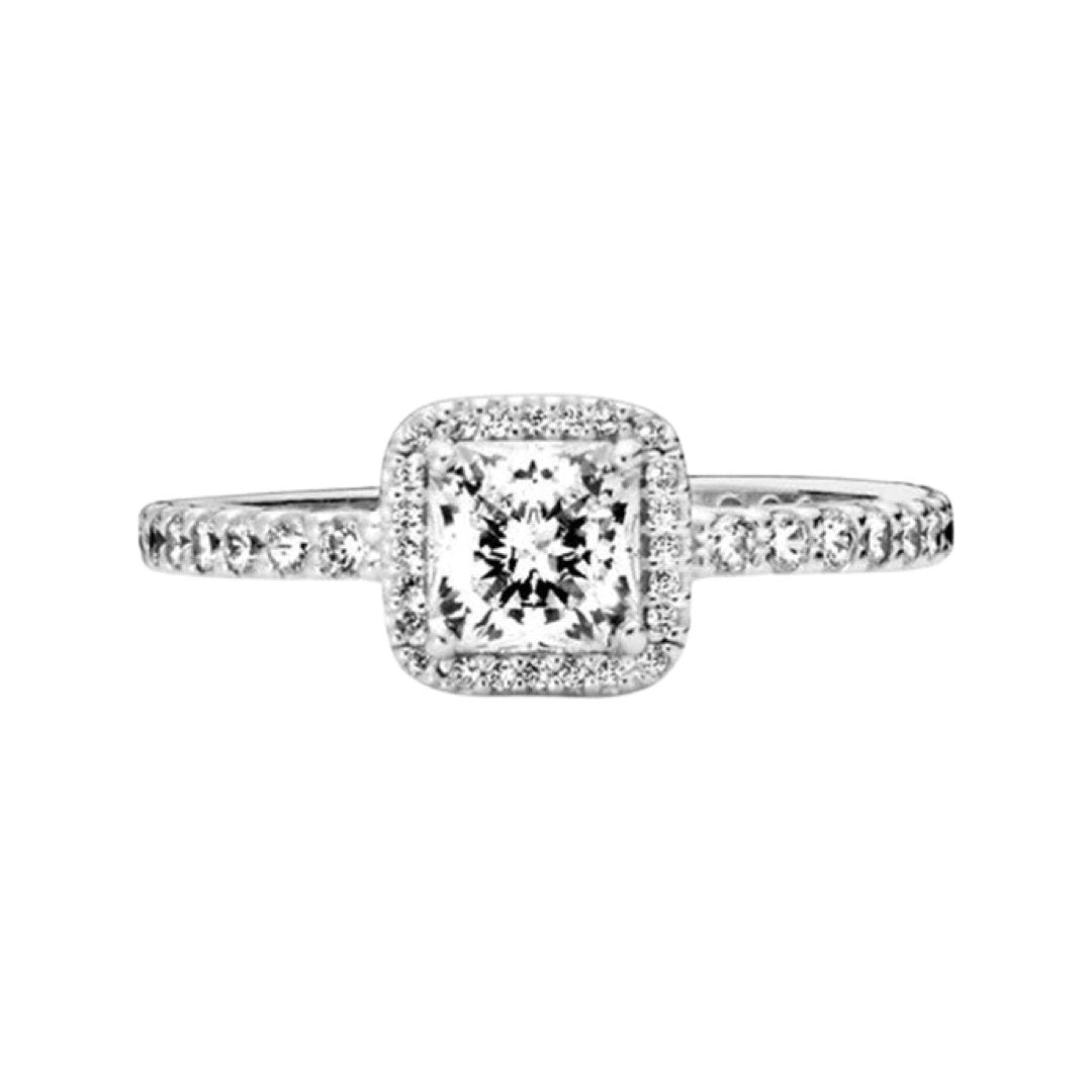 SQUARE SPARKLING RING - Carol & Co Jewelry