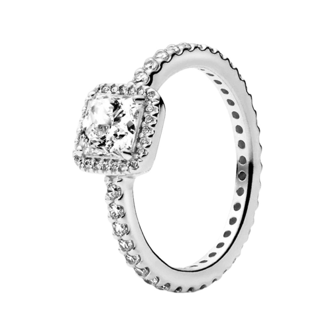 SQUARE SPARKLING RING - Carol & Co Jewelry