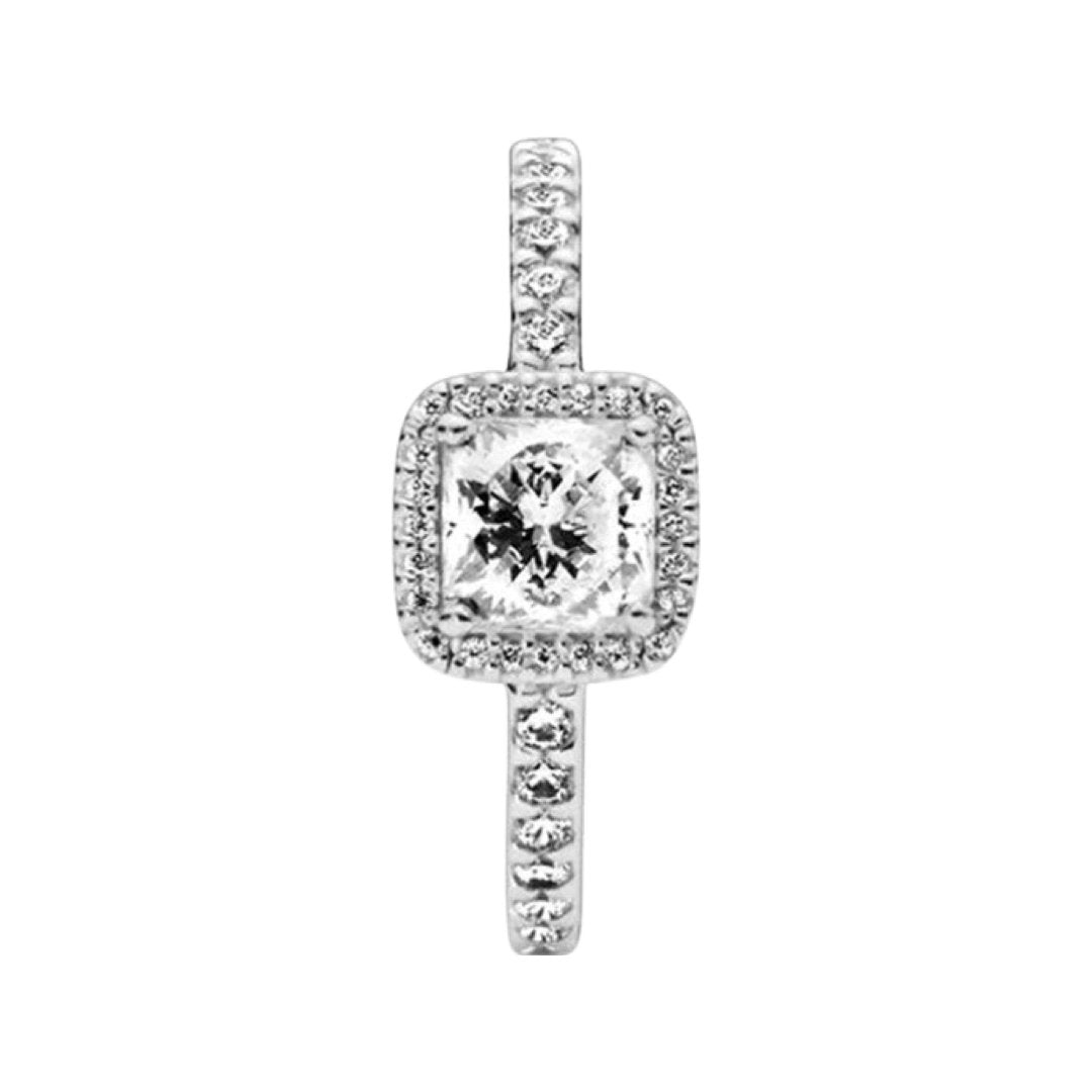 SQUARE SPARKLING RING - Carol & Co Jewelry