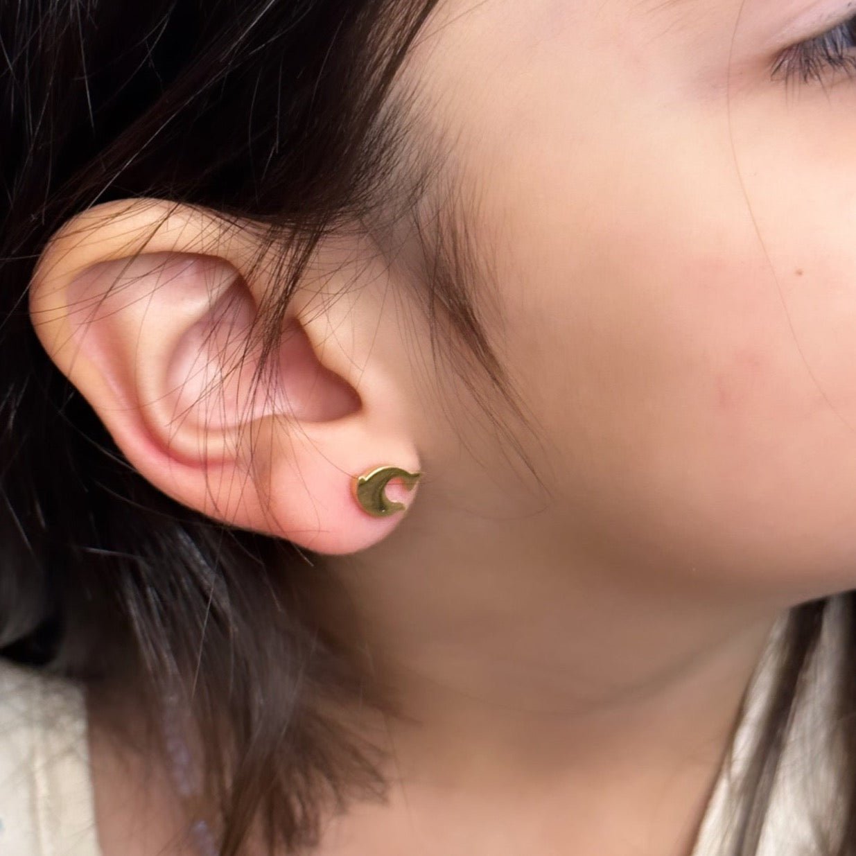 STAINLESS STEEL DOLPHIN EARRINGS FOR GIRLS - Carol & Co Jewelry