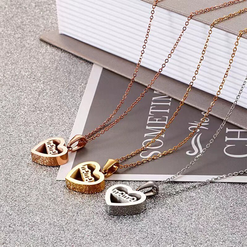 STAINLESS STEEL MOM’S REMEMBRANCE NECKLACE - Carol & Co Jewelry