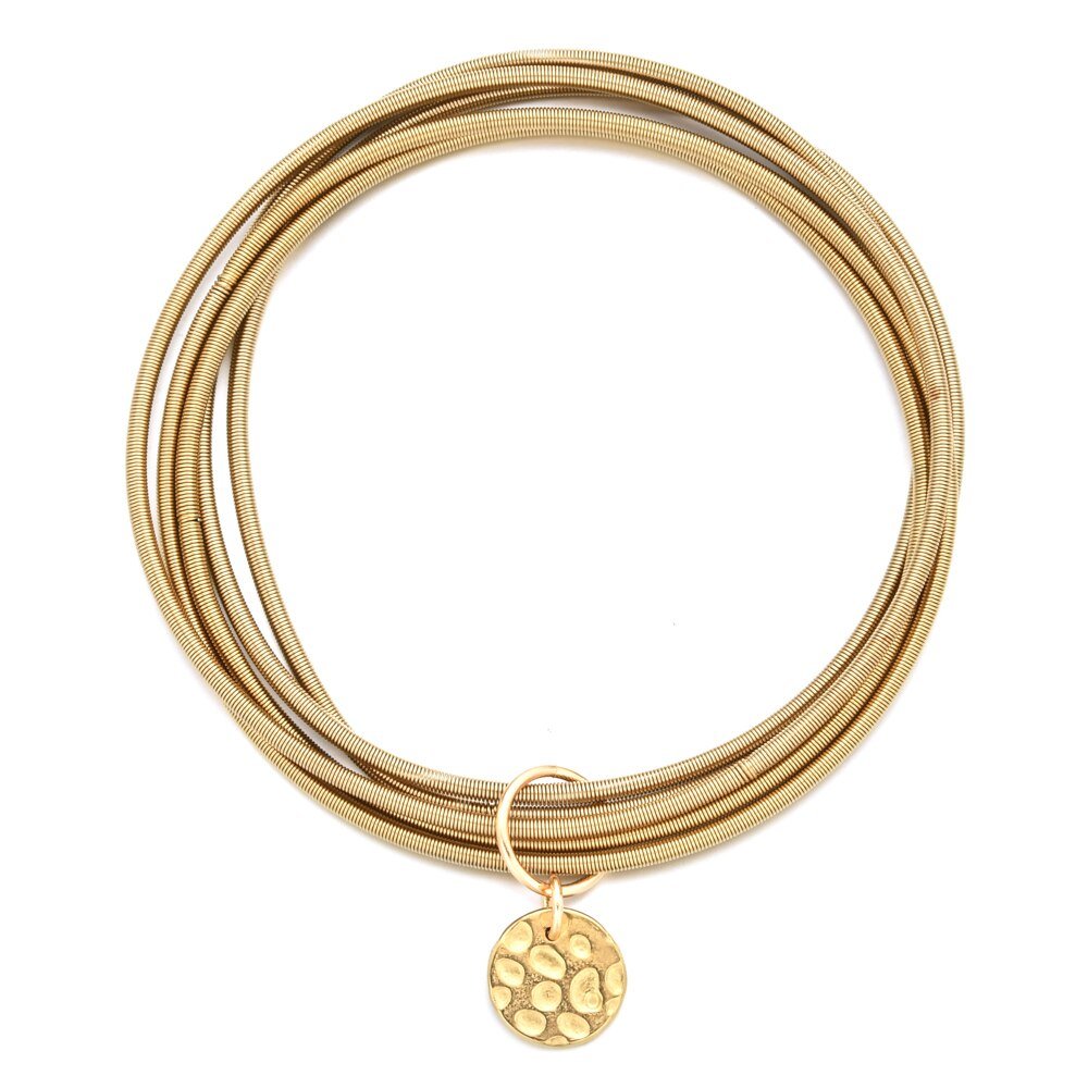 STAINLESS STEEL WIRE BANGLES SET - Carol & Co Jewelry