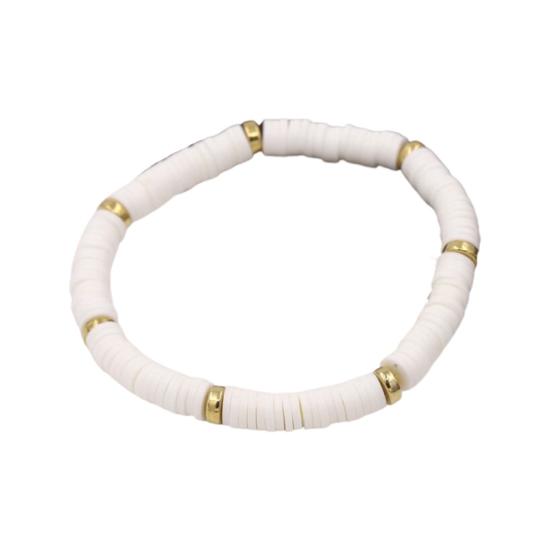 SUMMER POLY-CLAY ELASTIC BRACELET - Carol & Co Jewelry