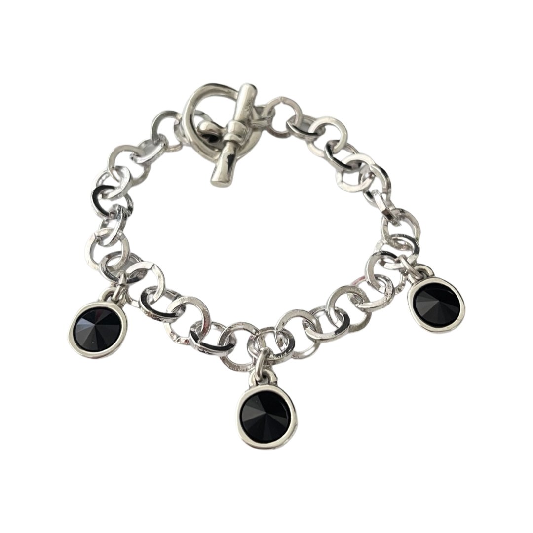 TRA-LA-RA BLACK DESTELLOS BRACELET - Carol & Co Jewelry