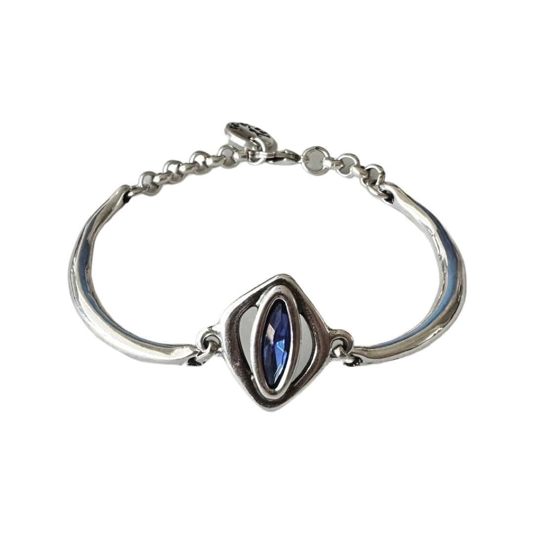 TRA-LA-RA BLUE NAVETT RIGID BRACELET - Carol & Co Jewelry
