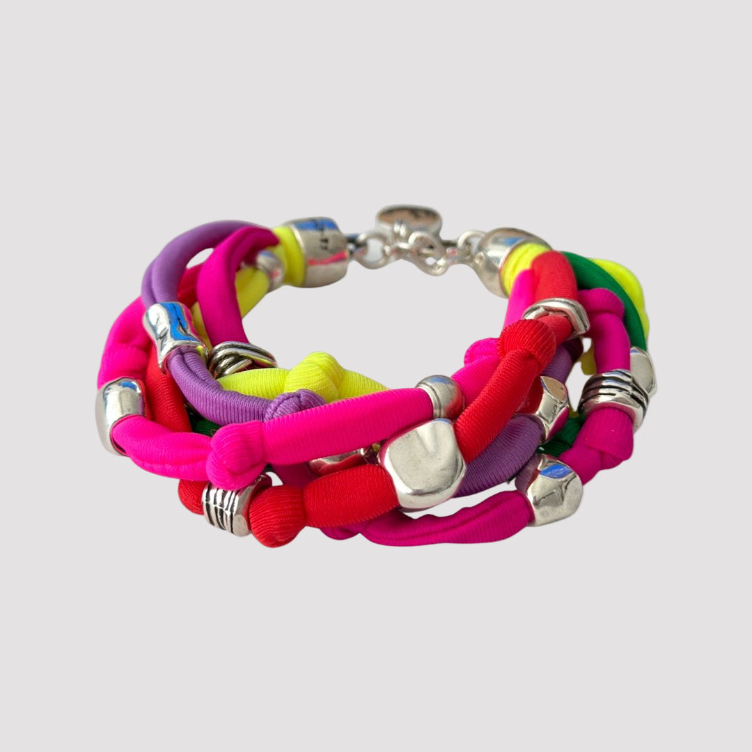 TRA-LA-RA COLORS MULTI-LAYERED BRACELET - Carol & Co Jewelry