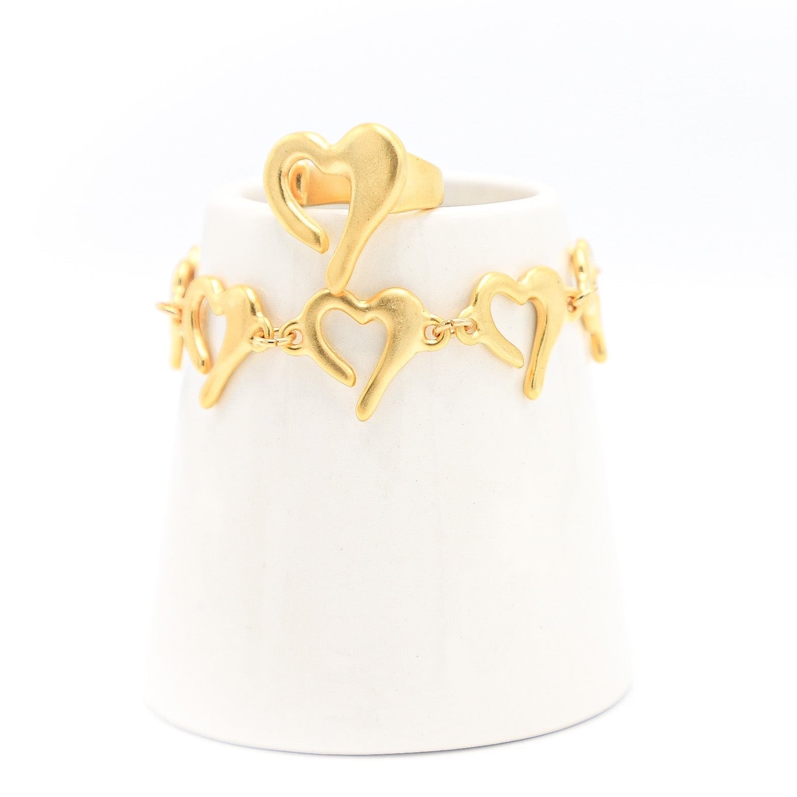 TRA-LA-RA CUORE HEART RING - Carol & Co Jewelry