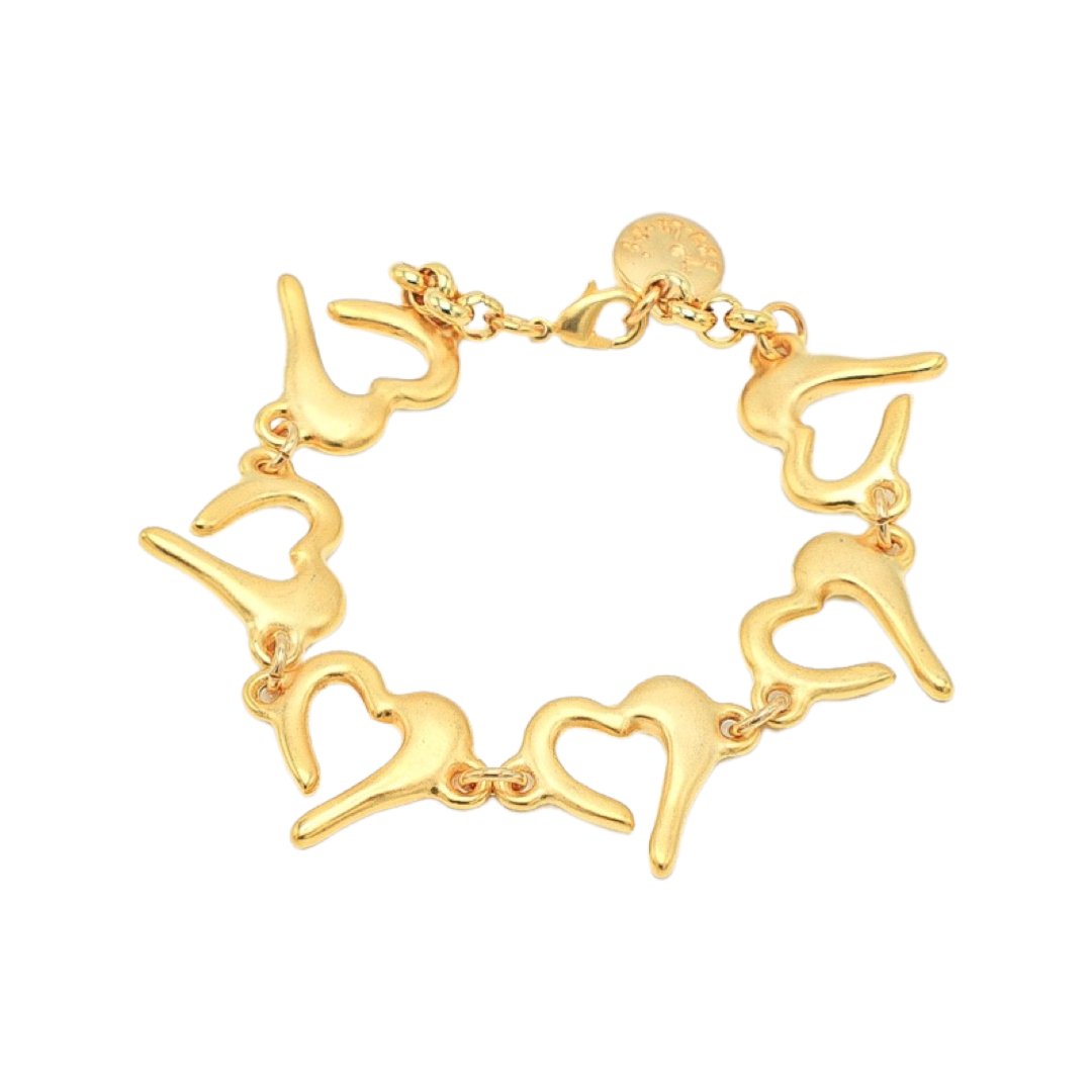 TRA-LA-RA CUORE MULTI HEART BRACELET - Carol & Co Jewelry