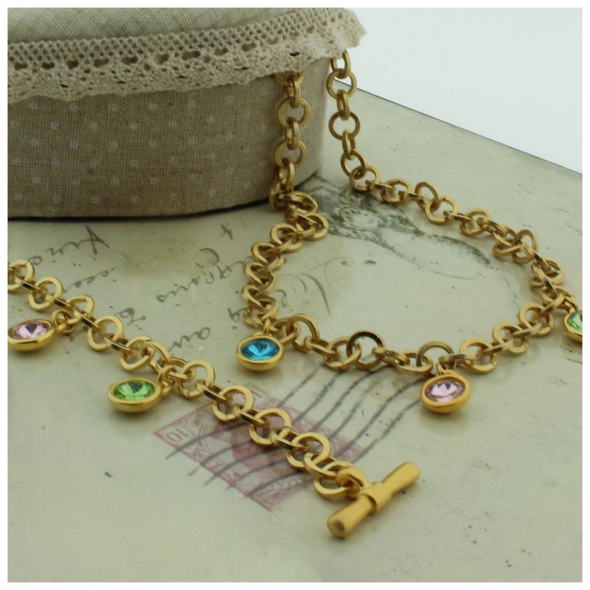 TRA-LA-RA DESTELLOS NECKLACE - Carol & Co Jewelry