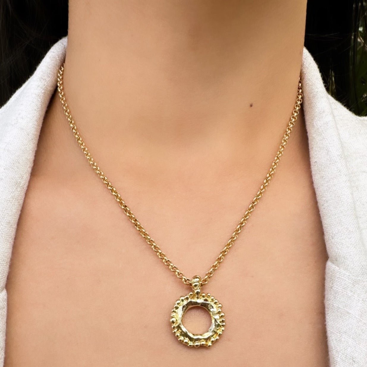 TRA-LA-RA GRECIA CHAIN NECKLACE - Carol & Co Jewelry