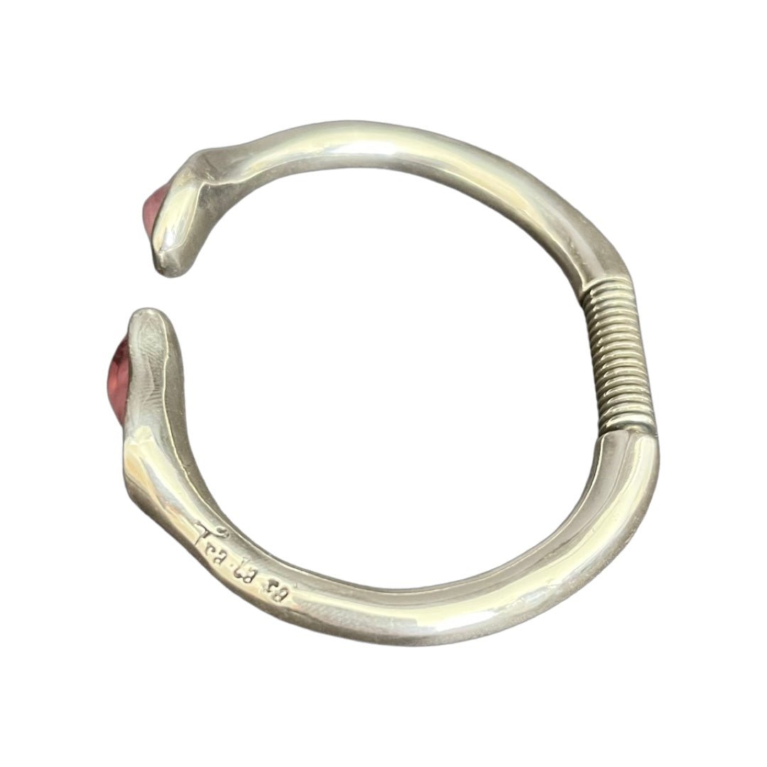 TRA-LA-RA LAGRIMA PINK CUFF BRACELET - Carol & Co Jewelry