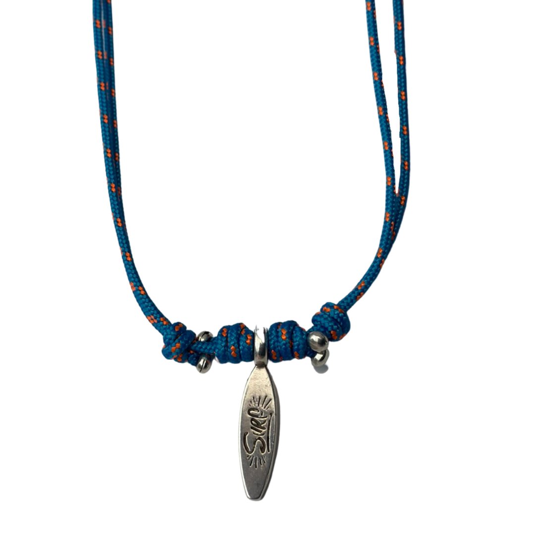 TRA-LA-RA MEN HALYARD ROPE SURF NECKLACE - Carol & Co Jewelry