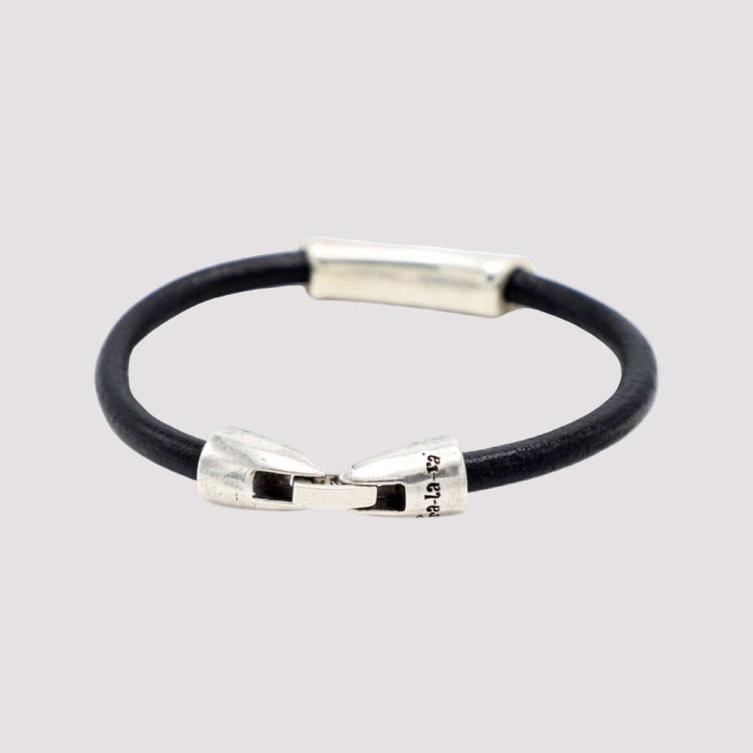 TRA-LA-RA MEN ROUND LEATHER TUBE BRACELET - Carol & Co Jewelry