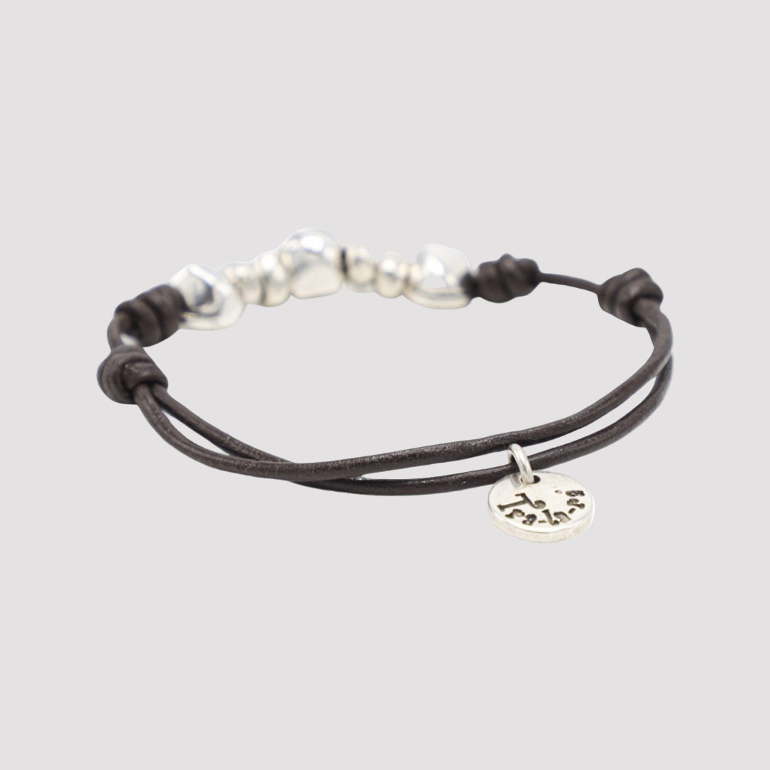 TRA-LA-RA MEN SLIDING KNOTS LEATHER BRACELET - Carol & Co Jewelry