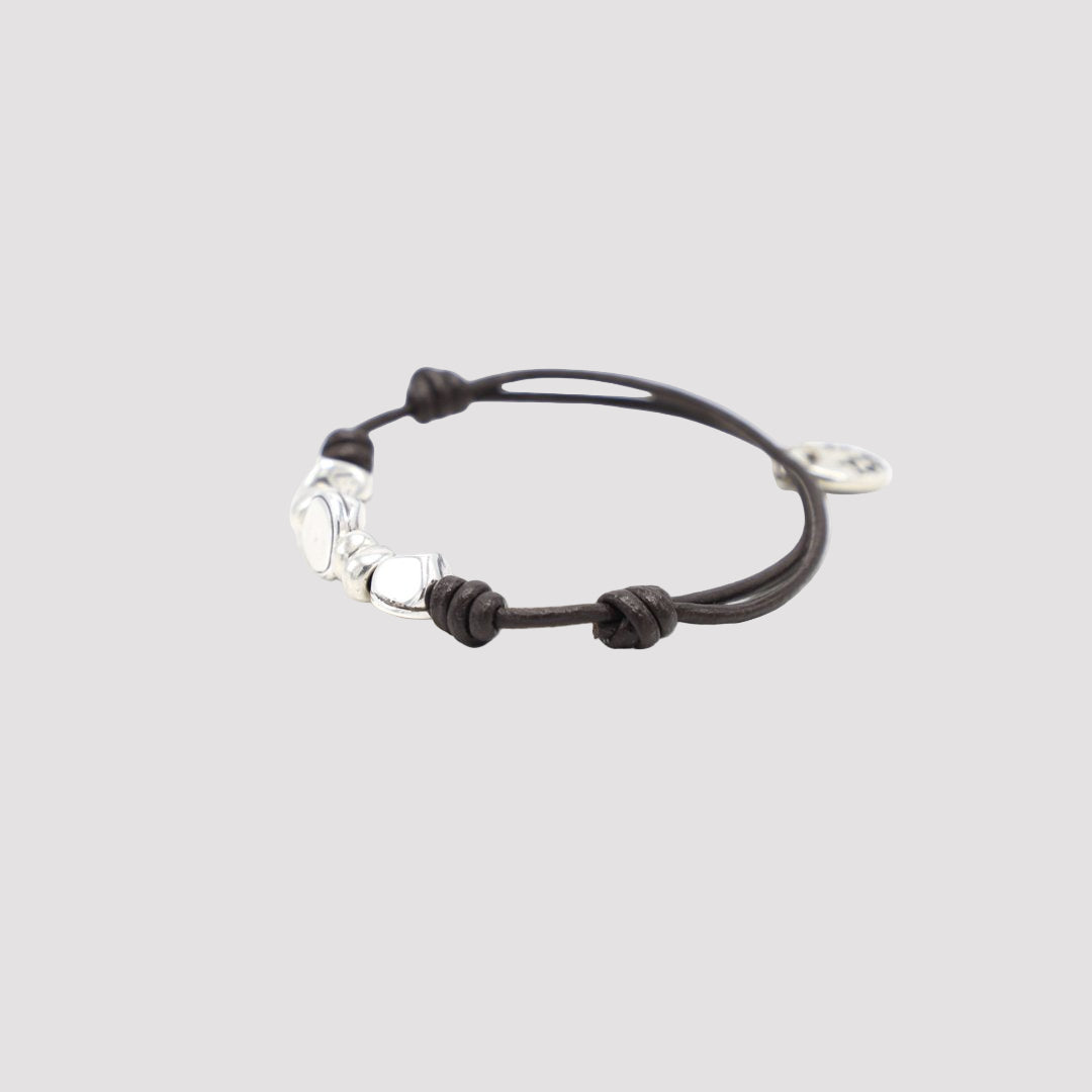 TRA-LA-RA MEN SLIDING KNOTS LEATHER BRACELET - Carol & Co Jewelry