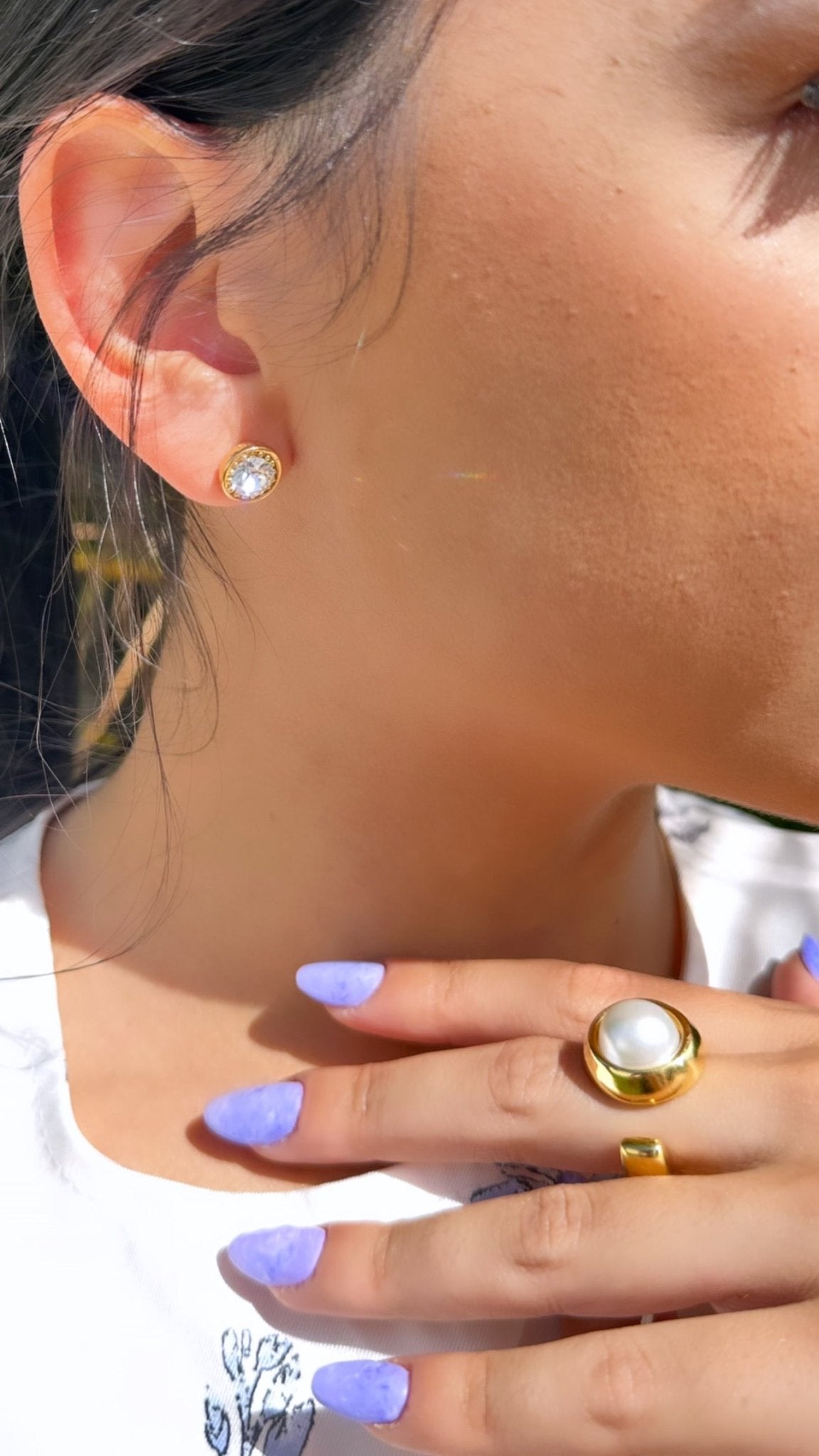 TRA-LA-RA PERLADA ADJUSTABLE RING - Carol & Co Jewelry