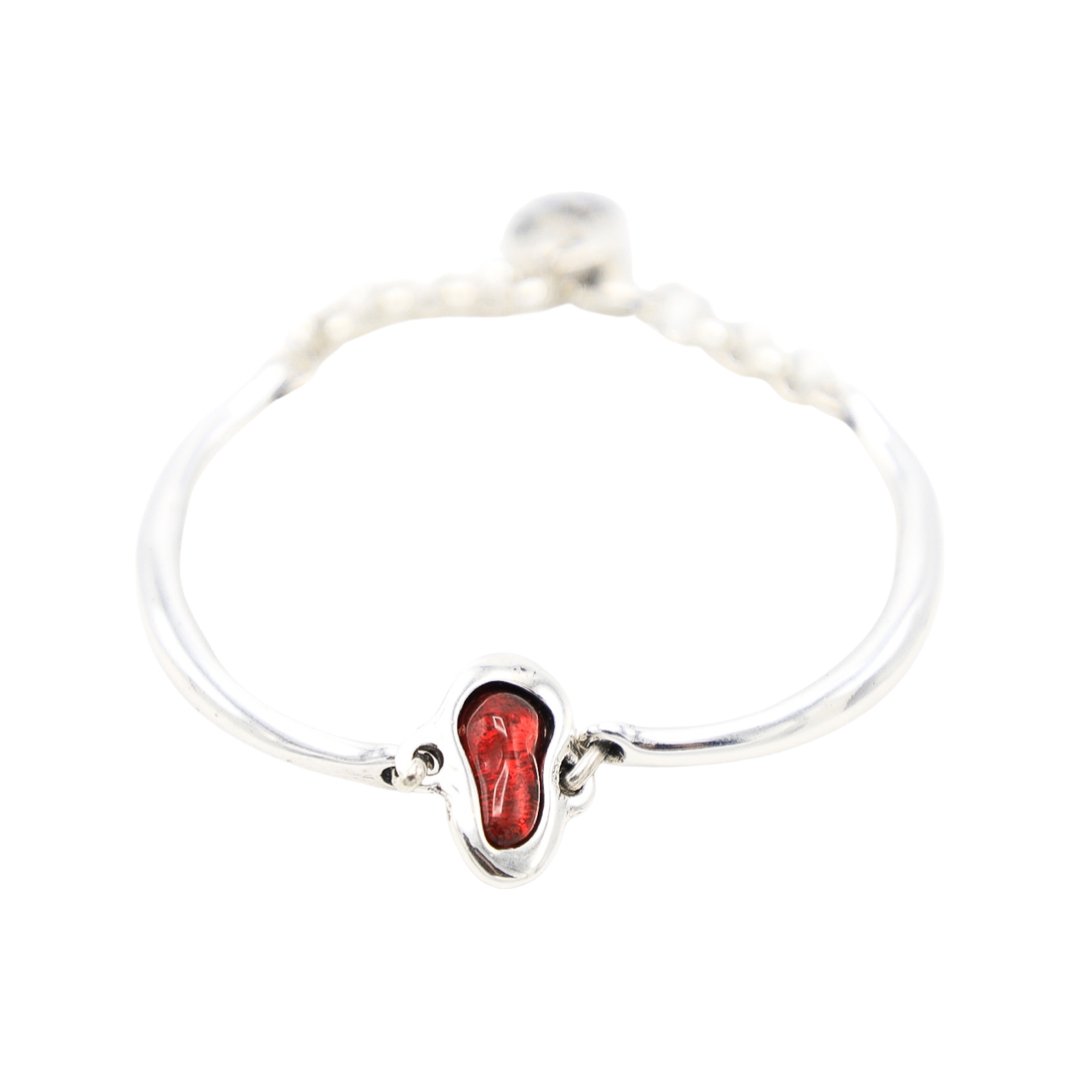 TRA-LA-RA RED LAGRIMA RIGID BRACELET - Carol & Co Jewelry