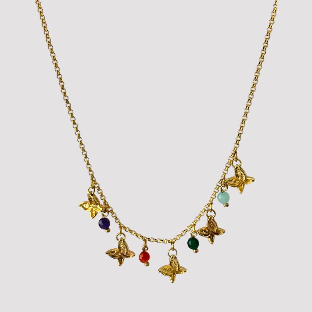 TRA-LA-RA VUELA BUTTERFLIES NECKLACE - Carol & Co Jewelry