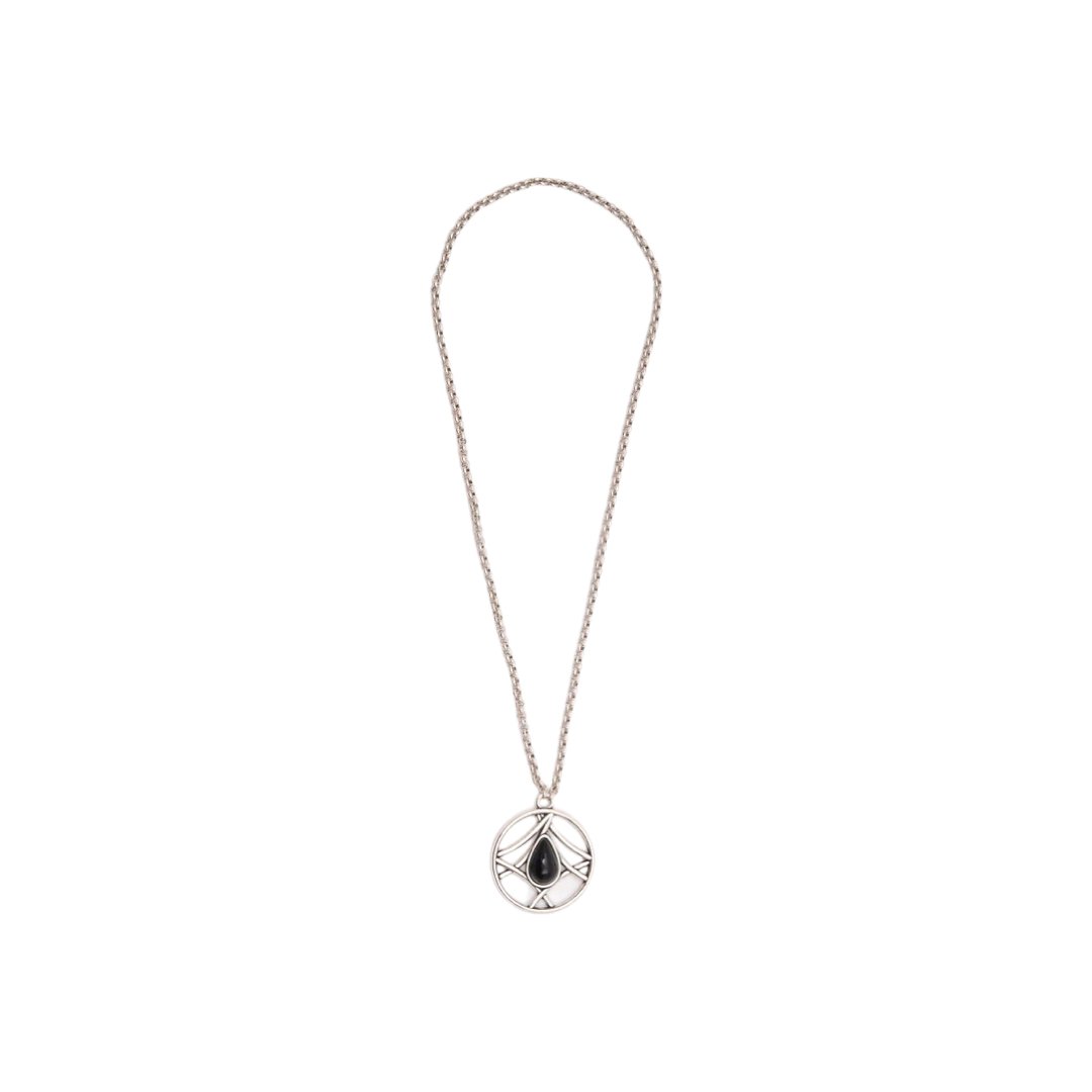 TUCCO ALHAMBRA BLACK MURANO NECKLACE