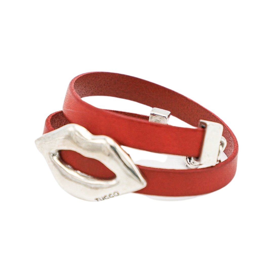 TUCCO KISS ME LEATHER BRACELET - Carol & Co Jewelry