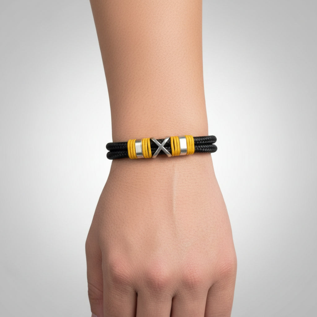 TUCCO OLD CAPTAIN CROSS MEN BRACELET - Carol & Co Jewelry