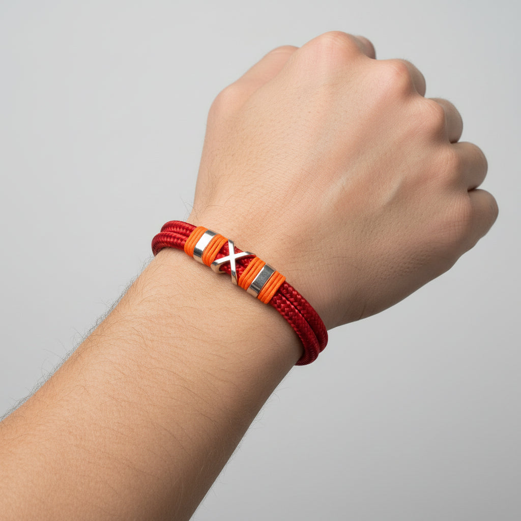 TUCCO OLD CAPTAIN CROSS MEN BRACELET - Carol & Co Jewelry