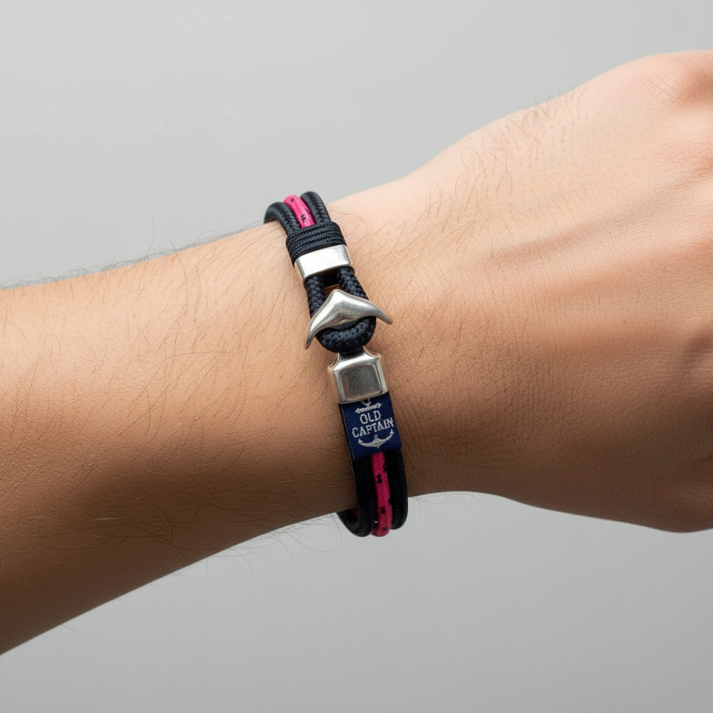 TUCCO OLD CAPTAIN THREE LAYERED ANCHOR MEN BRACELET - Carol & Co Jewelry