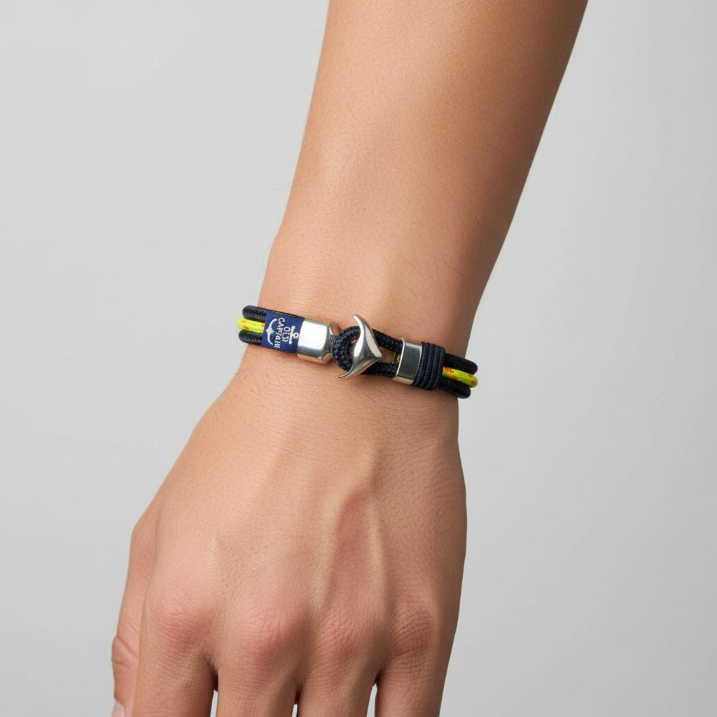 TUCCO OLD CAPTAIN THREE LAYERED ANCHOR MEN BRACELET - Carol & Co Jewelry