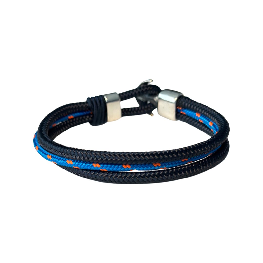 TUCCO OLD CAPTAIN THREE LAYERED ANCHOR MEN BRACELET - Carol & Co Jewelry