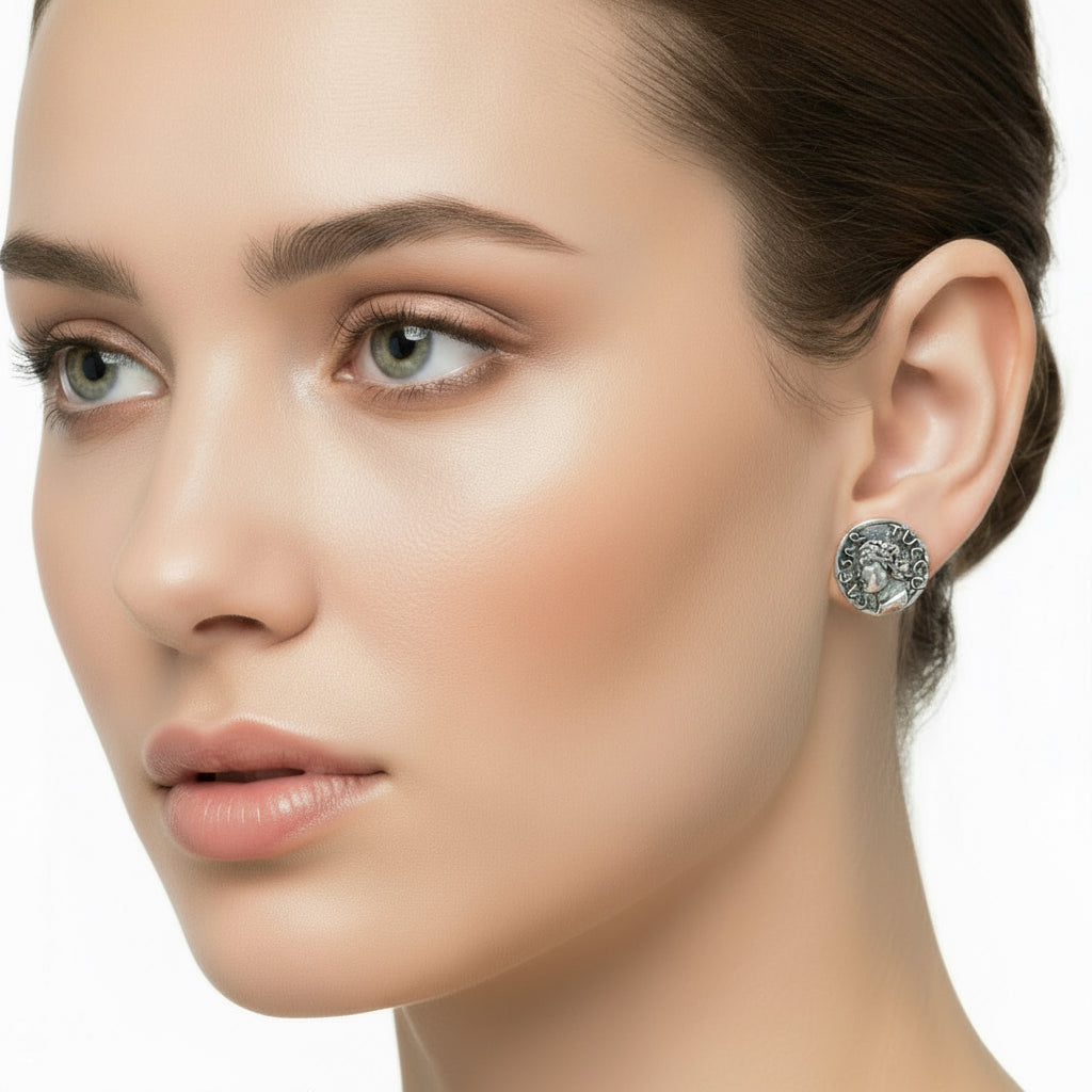 TUCCO ROMA STUD EARRINGS - Carol & Co Jewelry
