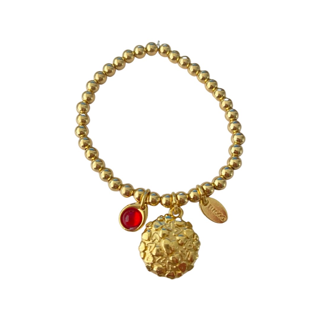 TUCCO SABOR DE AMOR ELASTIC BRACELET - Carol & Co Jewelry