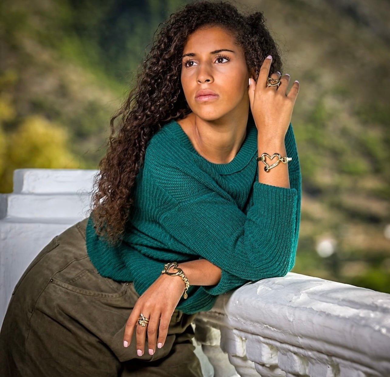 TUCCO SILHOUETTE HEART RING - Carol & Co Jewelry