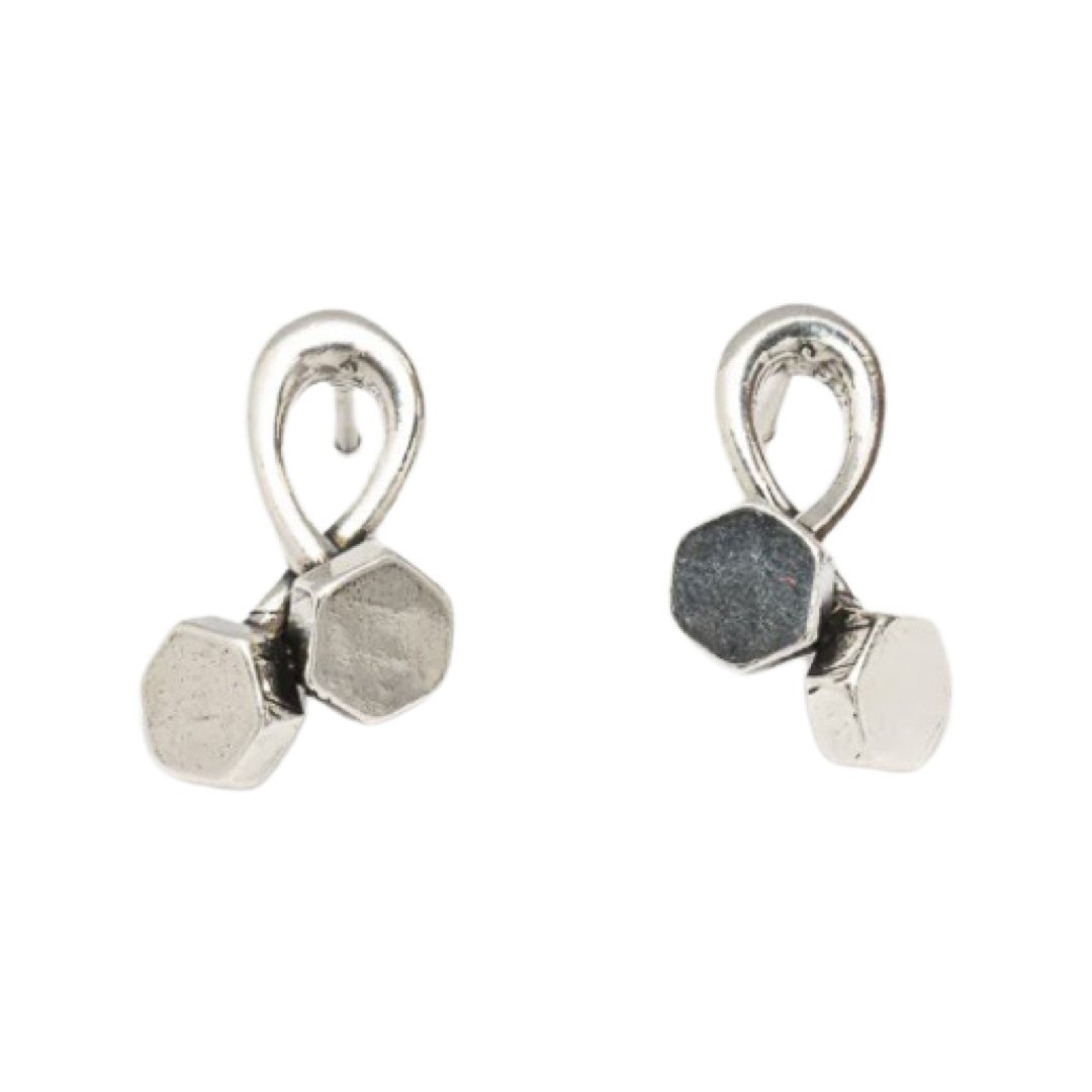 TUCCO SOLID TUERQUIN STUD EARRINGS - Carol & Co Jewelry