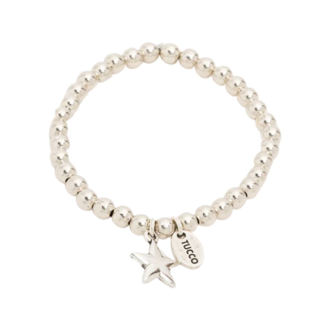 TUCCO STAR BEADS ELASTIC BRACELET - Carol & Co Jewelry