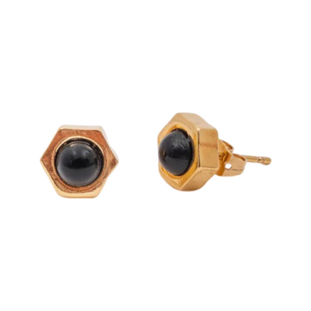 TUCCO TUERQUIN BLACK CRYSTAL EARRINGS - Carol & Co Jewelry