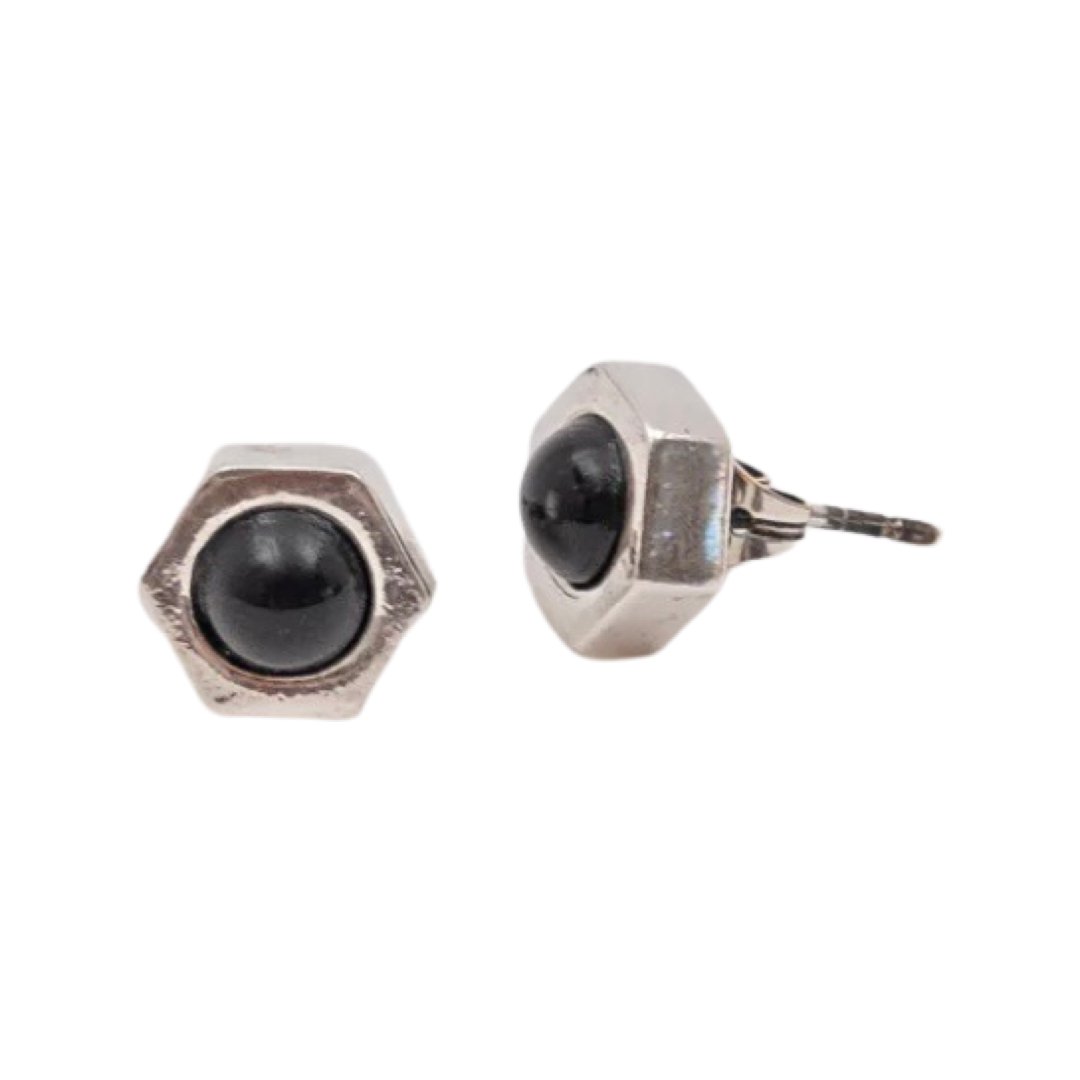 TUCCO TUERQUIN BLACK CRYSTAL EARRINGS - Carol & Co Jewelry
