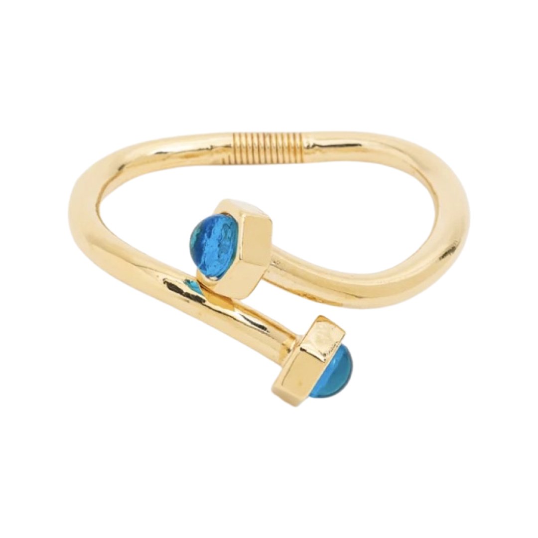TUCCO TUERQUIN BLUE CRYSTAL BRACELET - Carol & Co Jewelry