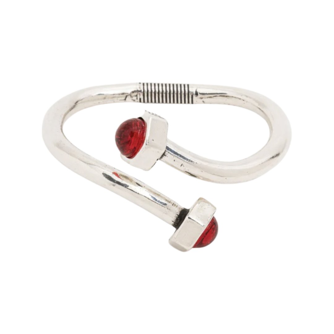 TUCCO TUERQUIN RED CRYSTAL BRACELET - Carol & Co Jewelry