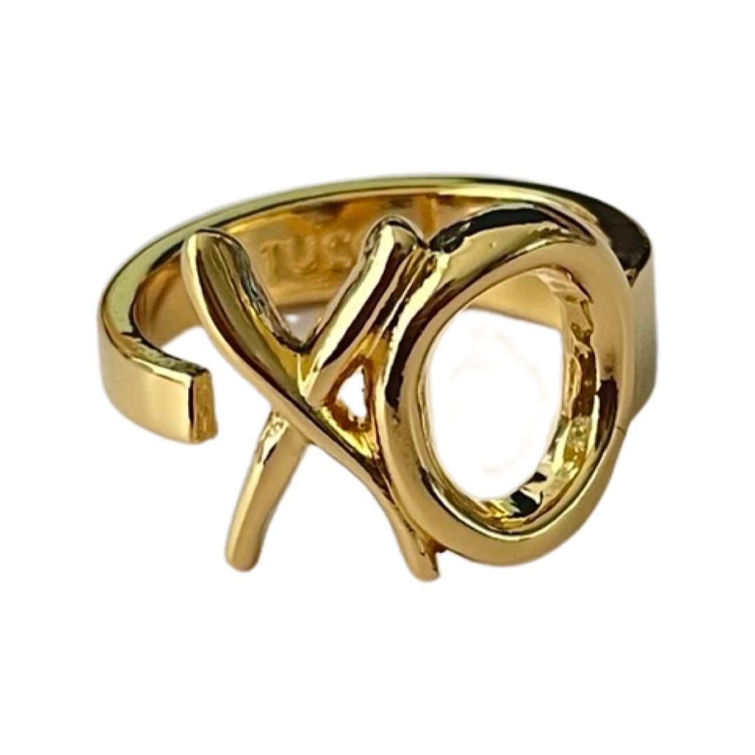 TUCCO XO ADJUSTABLE RING - Carol & Co Jewelry