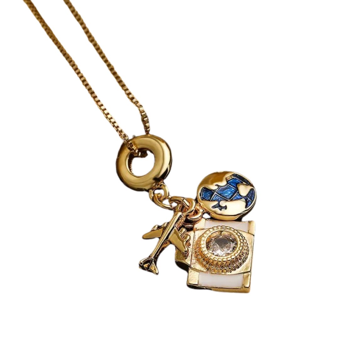 VOYAGER STAINLESS STEEL NECKLACE - Carol & Co Jewelry