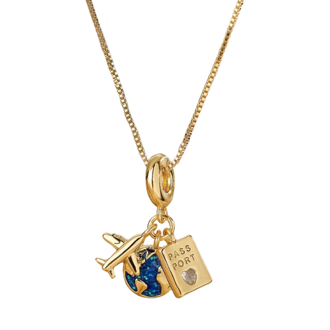 VOYAGER STAINLESS STEEL NECKLACE - Carol & Co Jewelry
