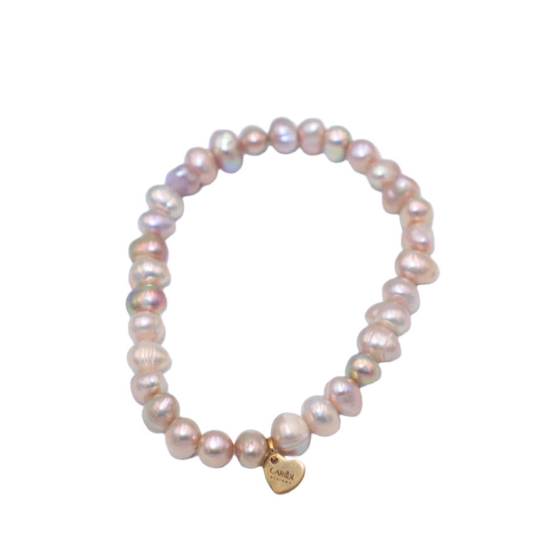 AMY FRESHWATER PEARLS ELASTIC BRACELET