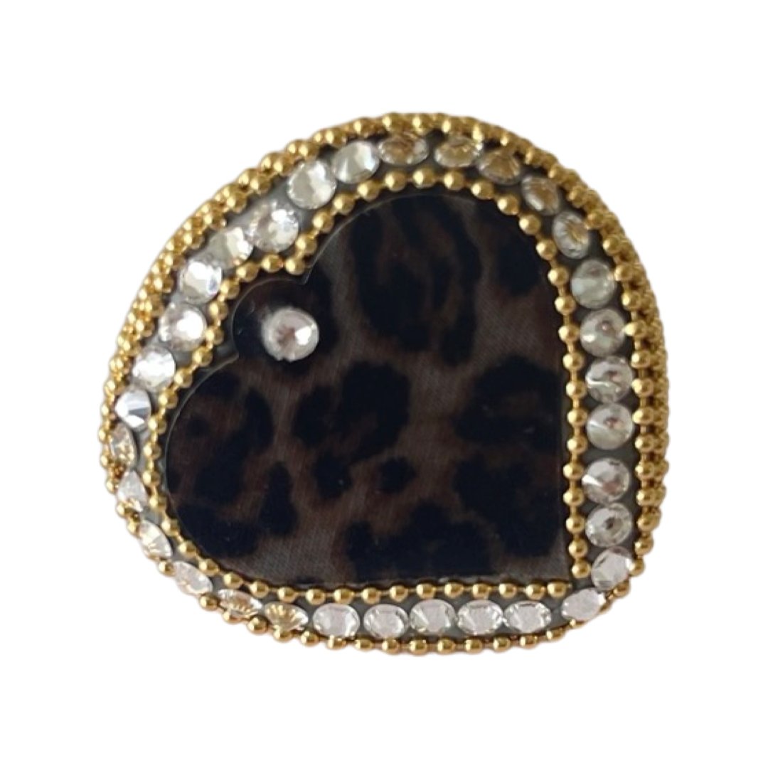 B.E. ANIMAL PRINT RING - Carol & Co Jewelry