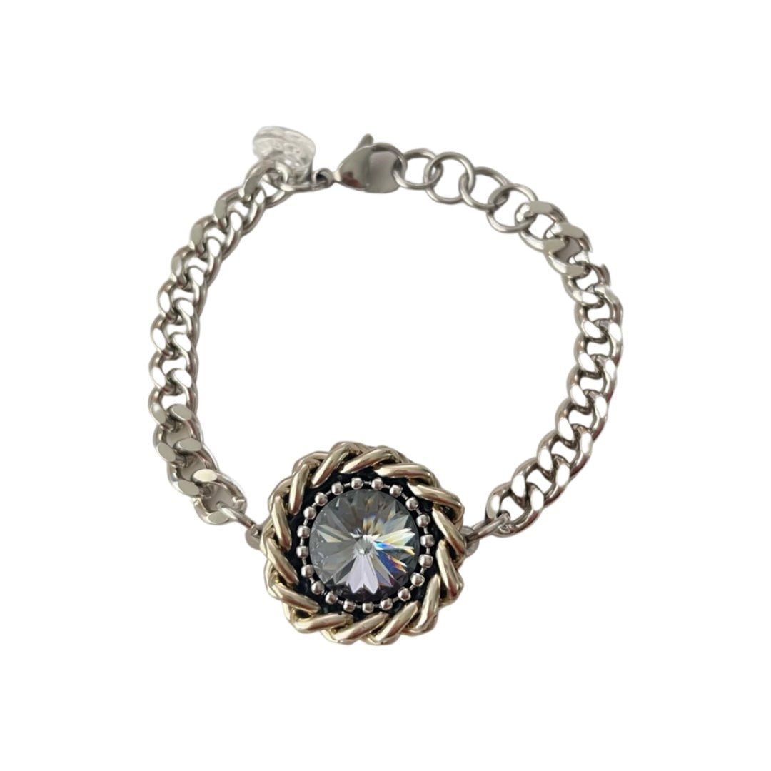 B.E. GRAY SWAROVSKI BRACELET - Carol & Co Jewelry